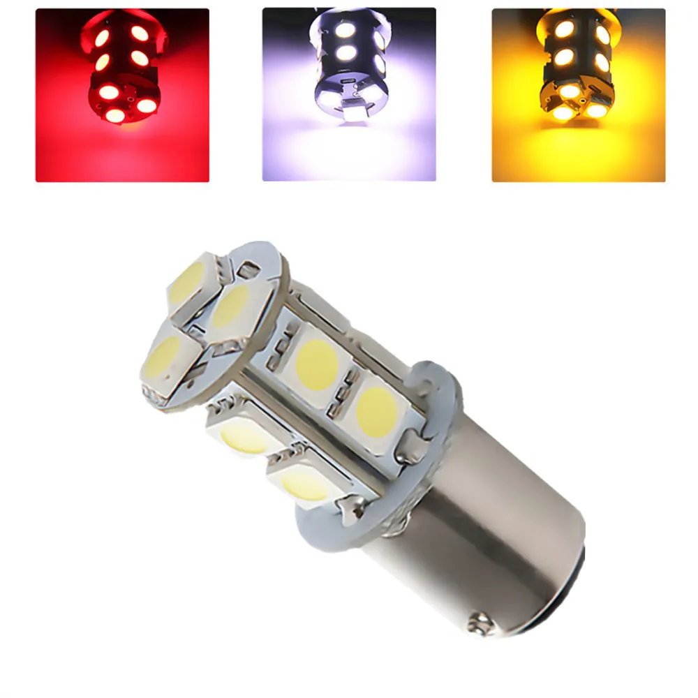

1157 BAY15D 13 SMD 5050 Amber,White,Red p21/5w Yellow LED Bulbs Lamp Auto rear brake Lights Car Light Source parking 12V
