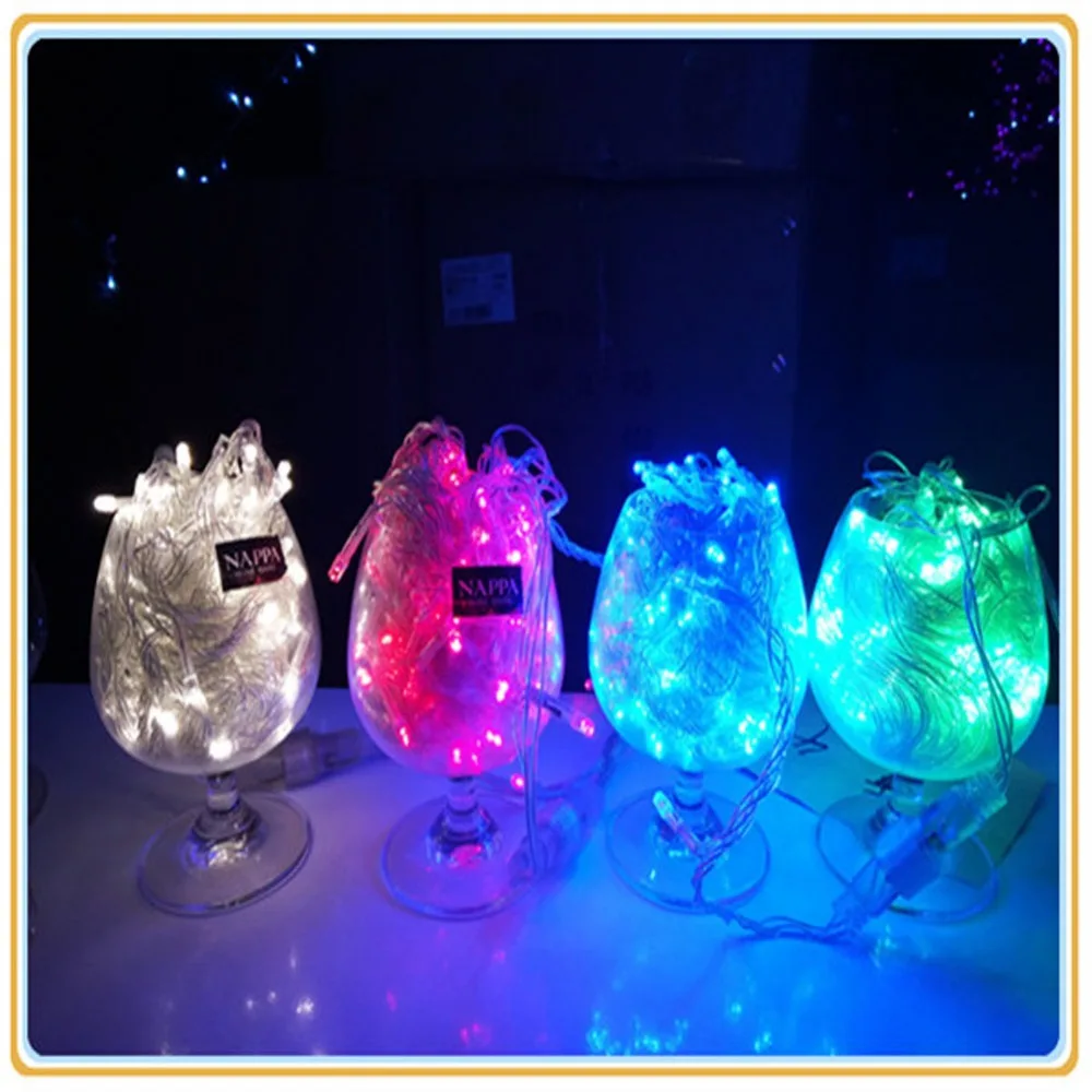 

10M LED Connect lights string link lights hanging lights wine bottles bars KTVPUB works waterproof decorative tree canopy roof