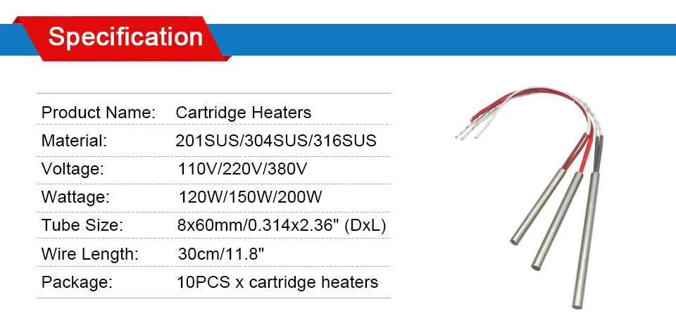 V Elétrica 8 Cartucho de Elemento De