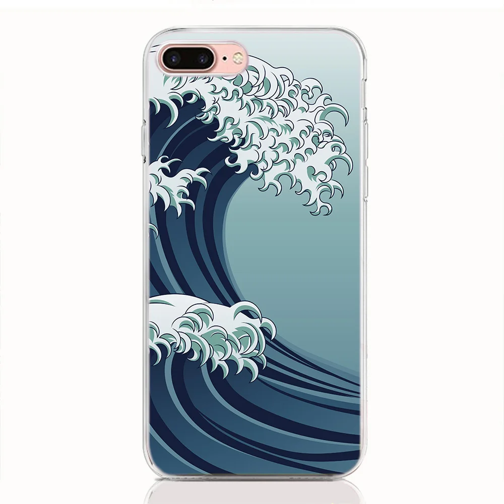 A09  7 Plus Cartoon Wave Art Japanese