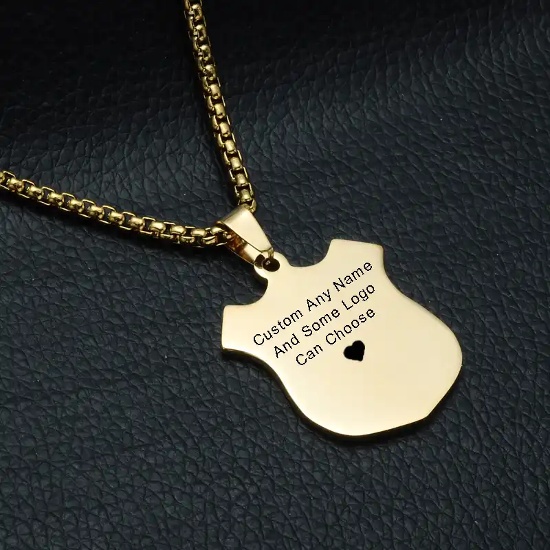 Para Hombre Y Para Mujer Collar Colgante Etiqueta Blanco Cristales Joyas Regalo Personalizado
