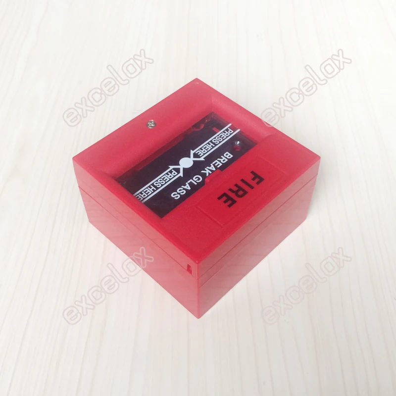 Fire Safety Alarm System Break Glass Emergency Press Panic Push Switch Trigger for Office Factory Building Security