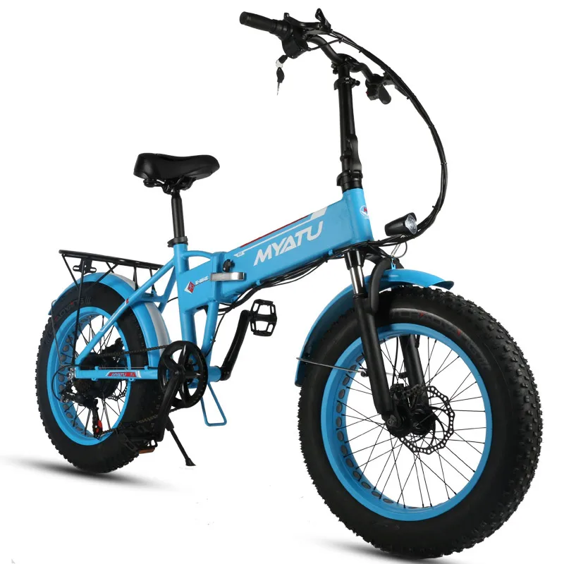 20 inch Folding electric bike snow ebike Hidden frame lithium battery