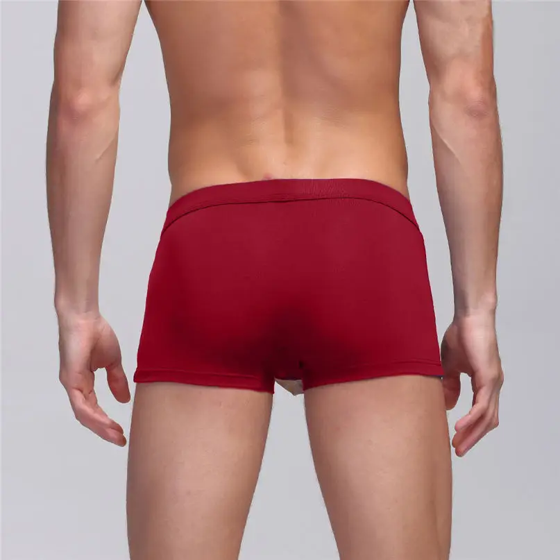 Sexy 3D Print Trunks Underwear Panties Men Underwear Cotton Soft Breathable Pouch Boxer Underpants Underwear #2d27 (26)