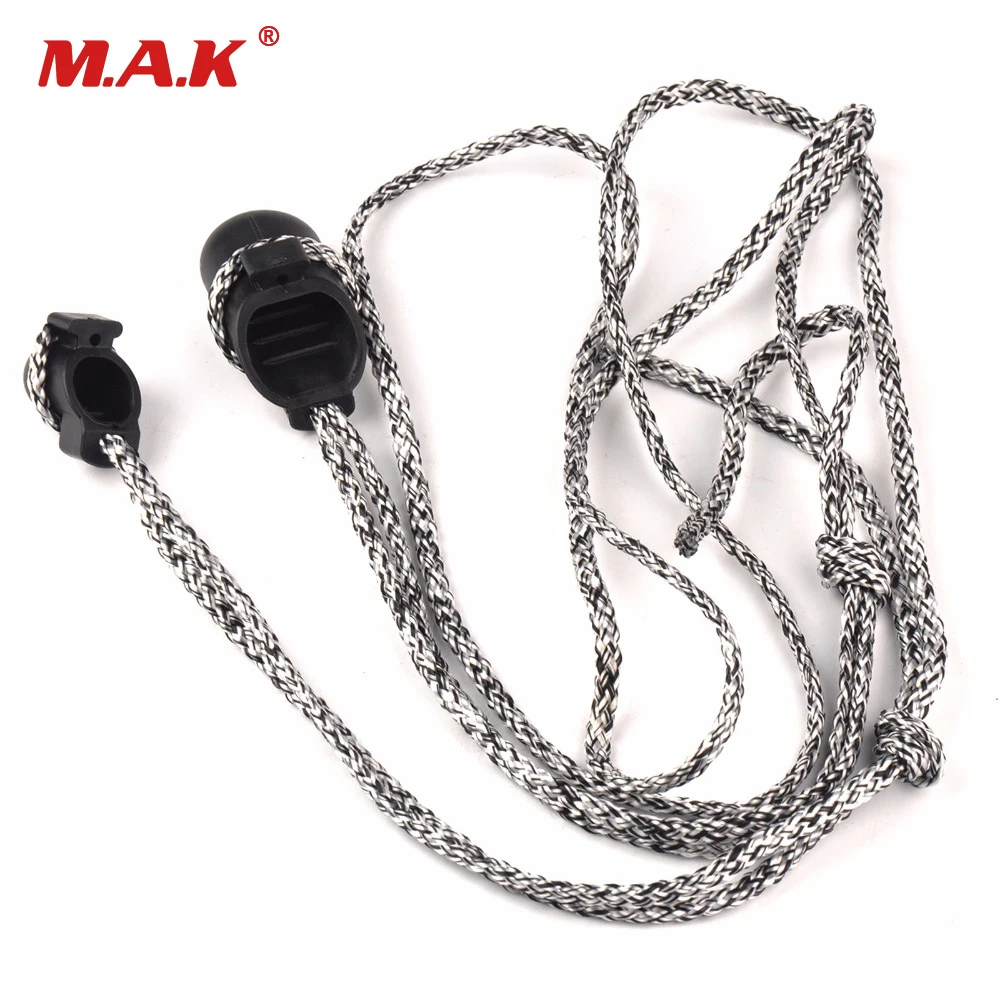 

Nylon String Bow Install Rope in Black White for Compound Bow Accessory Archery Stringer for Hunting Shooting