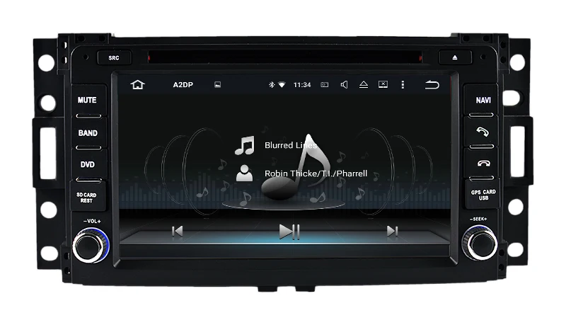 Discount 7" Android Autoradio Headunit Car Stereo Head Unit Car Multimedia GPS for Hummer H3 2006 2007 2008 2009 2010 6