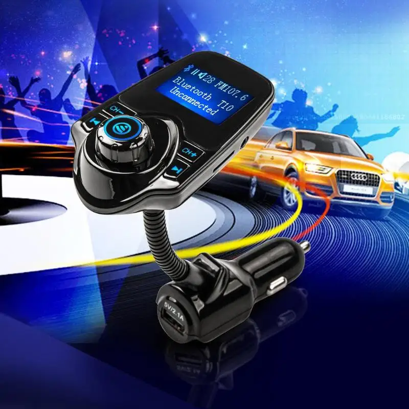 

Bluetooth Car FM Transmitter Wireless Radio Adapter USB Charger Mp3 Player