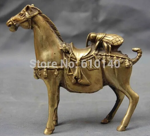 

Chinese Copper Bronze Animal Wealth Sucessful Running Steed Horse cicada Statue