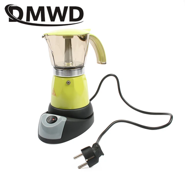 Electrica Moka Pot Espresso Italian Mocha Maker Latte Brewer 6 Cups Electric Coffee Heater Percolators Stovetop Filter Cafetiere 1