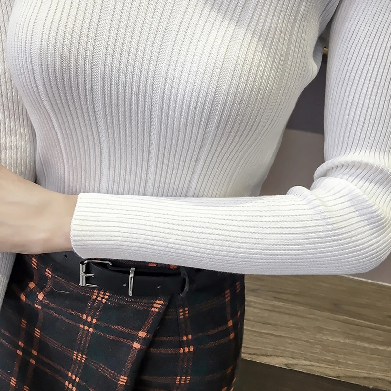 shintimes 2019Autumn Korean Fashion Slim V-Neck White Black Sweater Women Long Sleeve Clothing Sweaters Womens Sweater Pullovers shintimes 2019Autumn Korean Fashion Slim V-Neck White Black Sweater Women Long Sleeve Clothing Sweaters Womens Sweater Pullovers