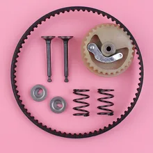 Timing Belt Camshaft Pulley Valve Spring Retainer Set For Honda GX35 GX 35 4 Stroke Engine Motor Lawn Mower Trimmer Part Timing Belt Camshaft Pulley Valve Spring Retainer Set For Honda GX35 GX 35 4 Stroke Engine Motor Lawn Mower Trimmer Part