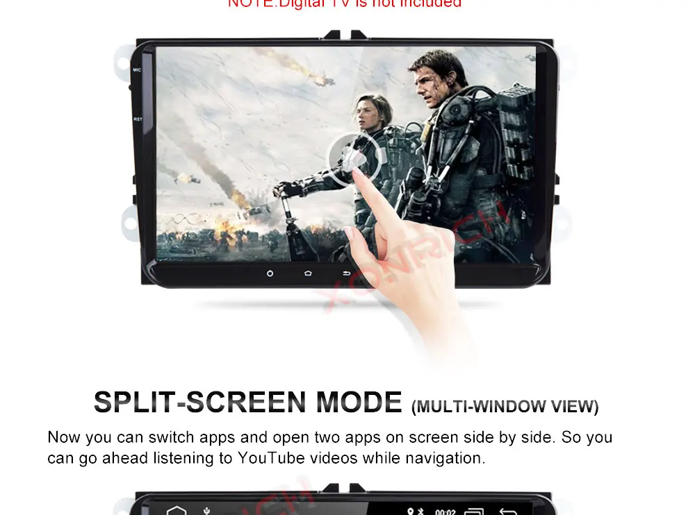 Flash Deal Android 8.1 Auto Stereo Radio GPS Car No DVD Player For koda/Octavia/Seat/VW/CC/PASSAT B6 B7 Golf 5 6 RAM 2GB 4 Core 25