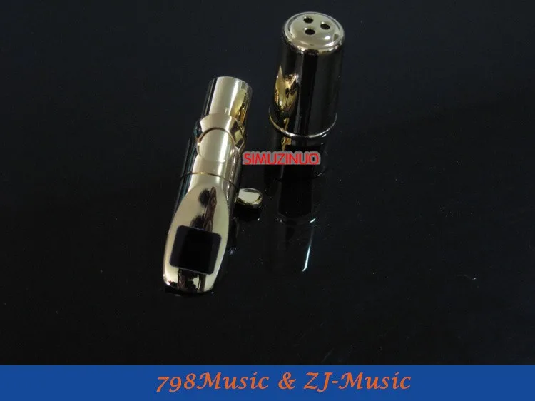 G1 модель 7#-Профессиональный Металлический Мундштук саксофона сопрано позолоченный