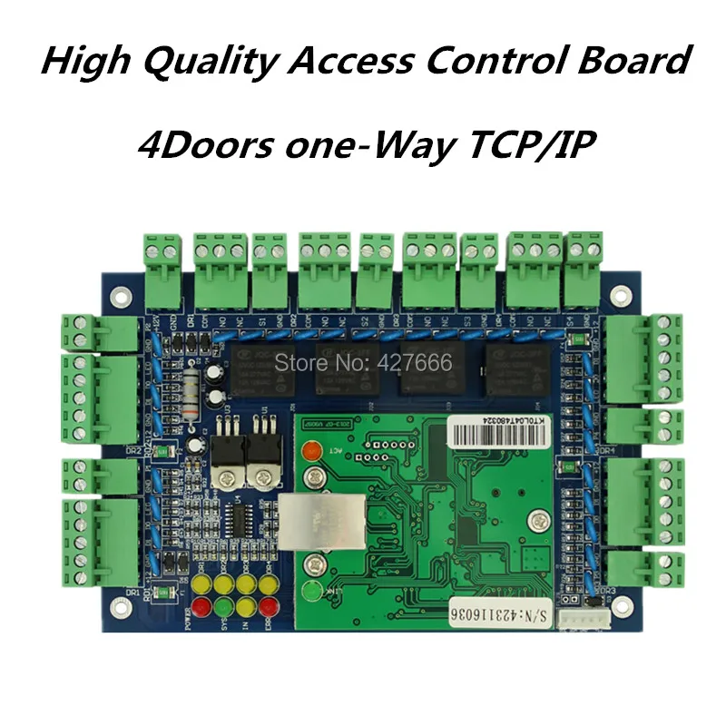 IE web Browser Access Access Control Board 4 Doors Access Control Panel Door Controller System