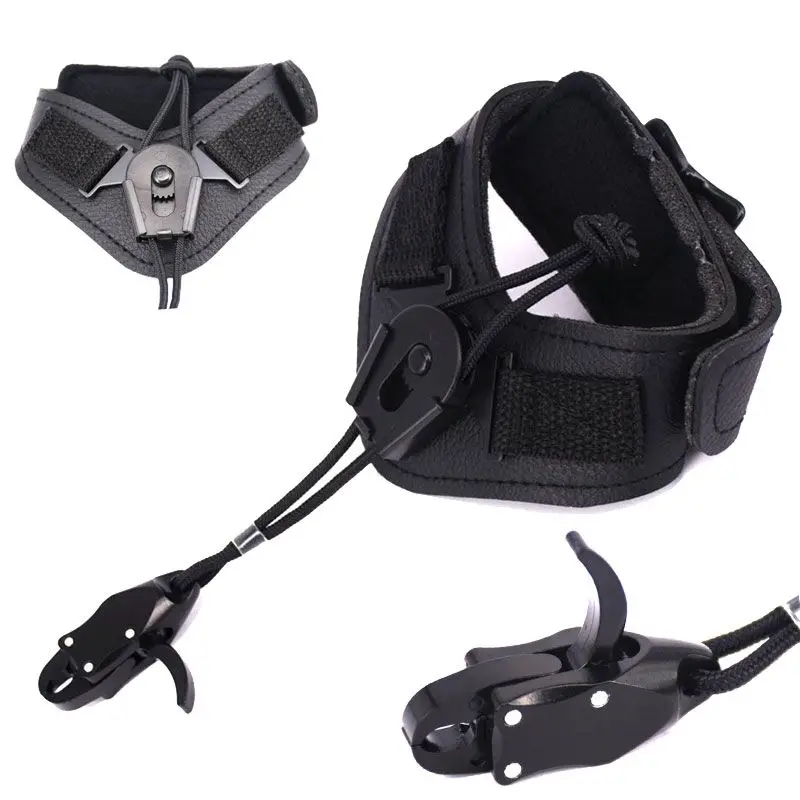 1pc 180 degree Archery Release Compound Bow Release Caliper Aid Strap Shooting Hunting fit right