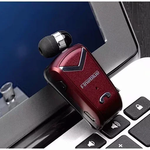 FULAIKATE Wireless Earphone Fashion Clip on Handsfree Bluetooth Headset with Mic for iPhoneXs Max xiaomi Samsung Note9
