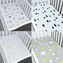 EGMAO новая детская простыня, 130X70X22 см, простыня для кроватки, хлопок, простыня