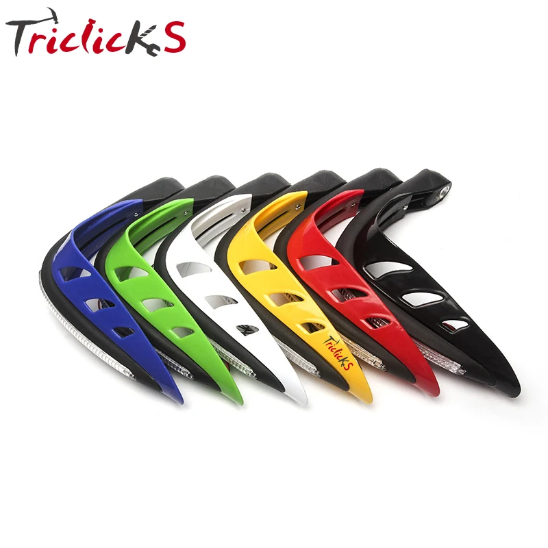 

Triclick Handguards Red/Navy/White/Green/Yellow/Black 22mm Handlebars Hand Guard For Motorcycle Bikes Choppers Crusiers Touring