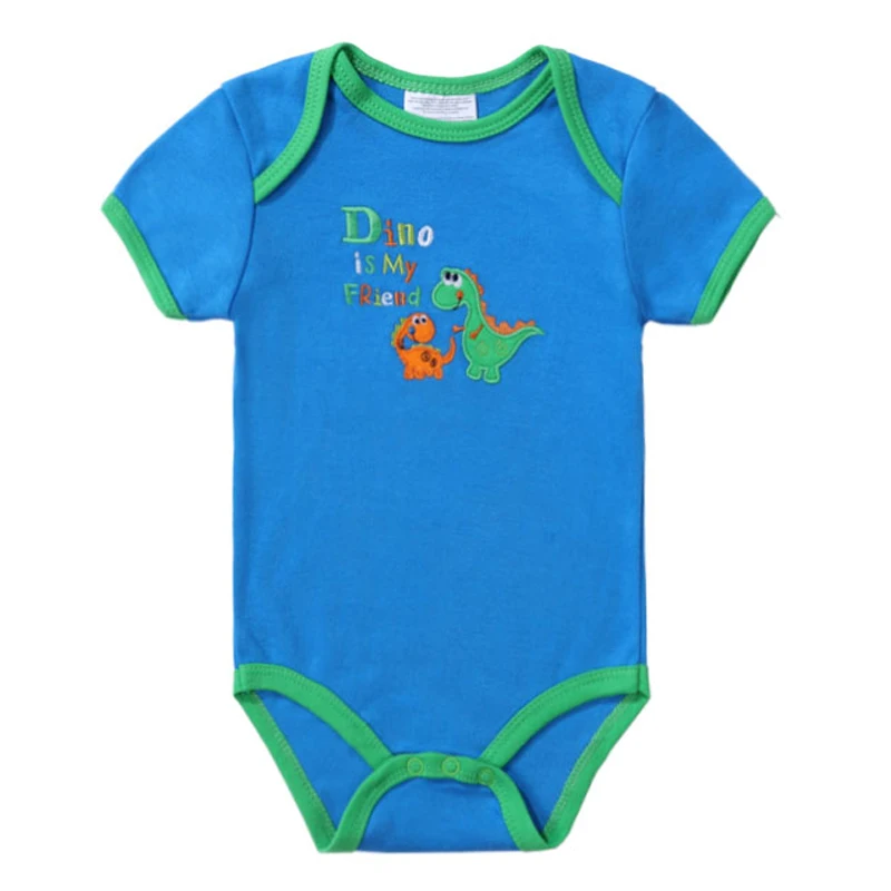 2018 Newly Baby Bodysuits 100% Cotton Infant Body Short Sleeve Clothing Jumpsuit Cartoon Animal Printed Baby Boy Girl Bodysuits (2)