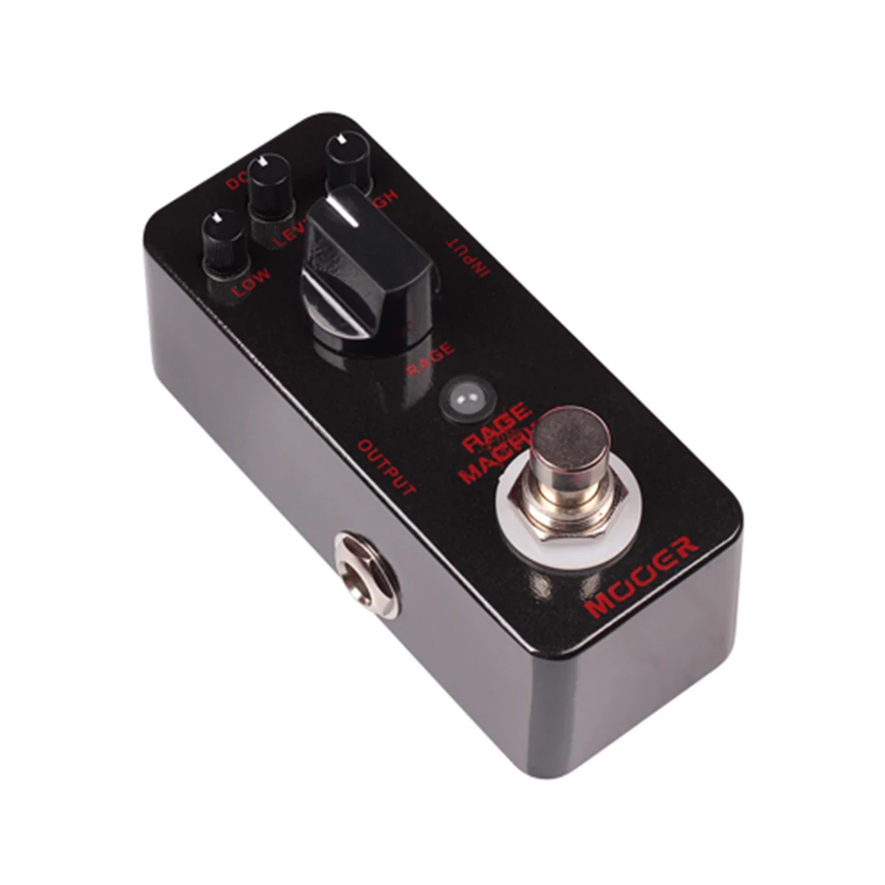 

Mooer Rage Machine Guitar Effect Pedal Heavy Metal Distortion Pedal Micro Mini Rage Machine Effect Pedal MMD2
