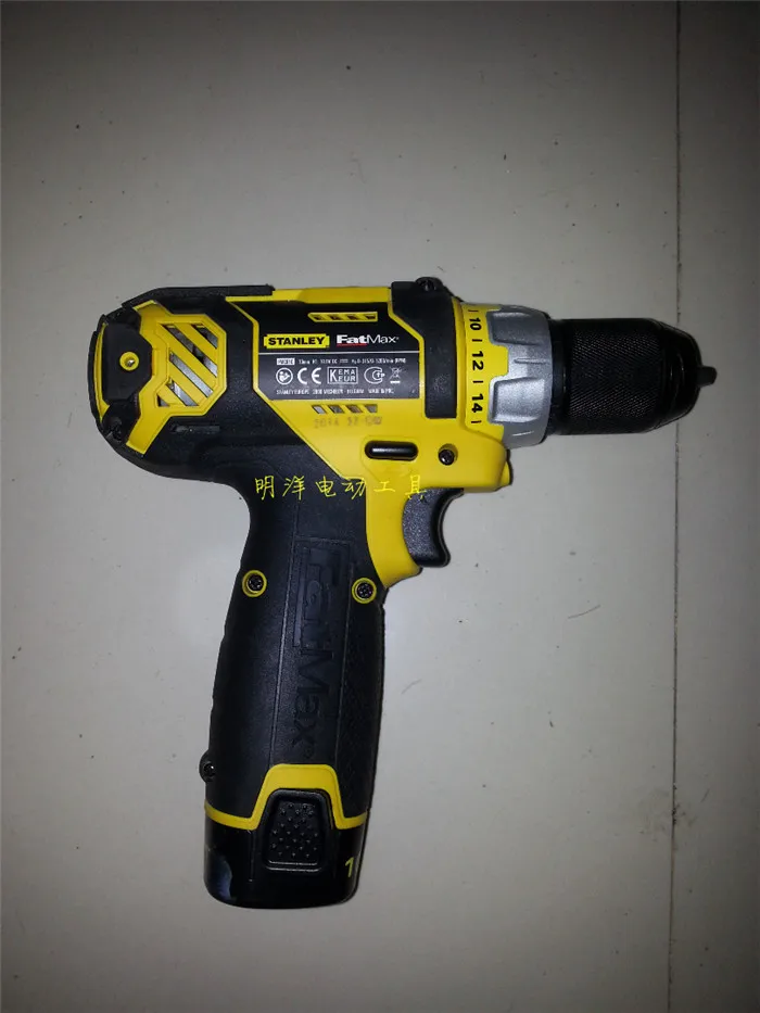 Stanley destornillador eléctrico taladro de mano 10.8 v batería de litio destornillador  eléctrico segundo de velocidad 20 speed torque adjtment|screwdriver  vde|batteribattery lock - AliExpress