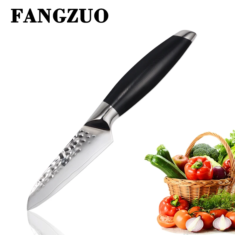 

FANGZUO 440C Stainless Steel Knives 3.5" Utility Knife Kitchen Fruit Knives Blade Ultra Sharp Kitchen Fruit Paring Knife