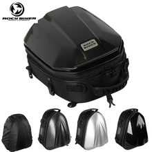 Bags Motorcycle Backpack Bag-Luggage Carbon-Fiber Rear-Back-Seat Rock Biker Waterproof