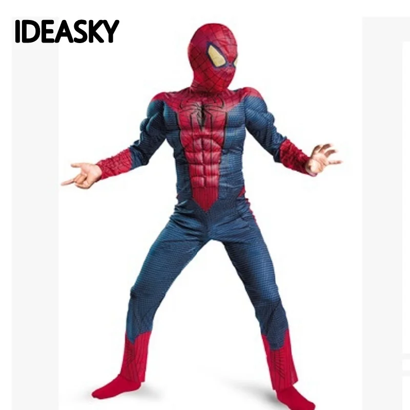 Костюм Человека паука костюм супергерой потрясающая маска для детей|halloween costume for
