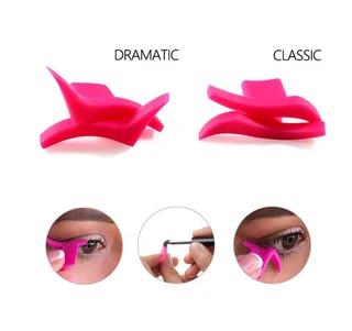 

by dhl or ems 500pairs Cat Eyeliner Template Stencil Models Makeup Wing Style Kitten Large Size Cat Eye Wing Eyeliner Stamps hot