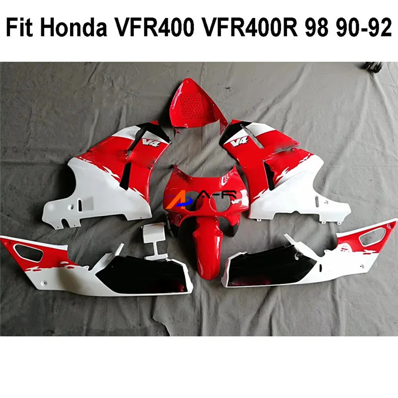 

Motorcycle Bodywork Fairings Kit w/ Logo VRF V4 For Honda 90-92 VFR400 VFR400R NC30 V4 VFR 400R 1989 1990 1991 1992 Bodykits