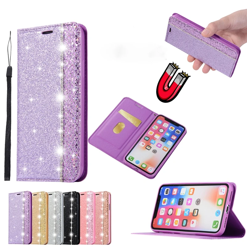 For iphone XS MAX 8 Glitter PU Leather Case Wallet Flip Coque Cover For iphone 7 8 plus XS iphone 6 s 6s plus XR 5 5s SE Case For iphone XS MAX 8 Glitter PU Leather Case Wallet Flip Coque Cover For iphone 7 8 plus XS iphone 6 s 6s plus XR 5 5s SE Case