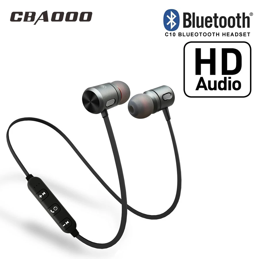 CBAOOO Bluetooth наушники спортивные высококачественные стерео наушники-вкладыши супер бас смартфон Музыка Спорт гарнитура с микрофоном