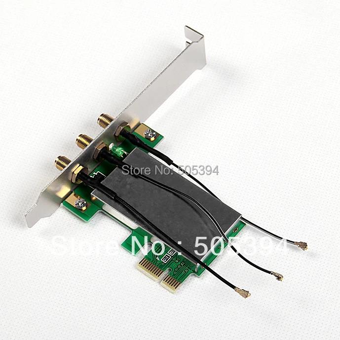 Mini PCI E to PCI E Wireless Adapter with 3 Antenna WiFi #8324-in ...