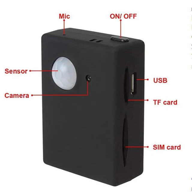 X9009 GPS tracker Mini Smart Wireless PIR Motion Detector Sensor Support HD Camera SMS MMS GSM Anti-theft Alarm System MS-X9009 3