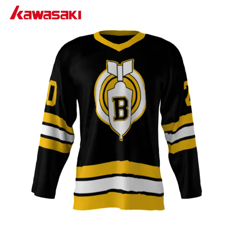 Download Brand Kawasaki Custom Ice Hockey Jersey Mens Bomb Style 20 ...