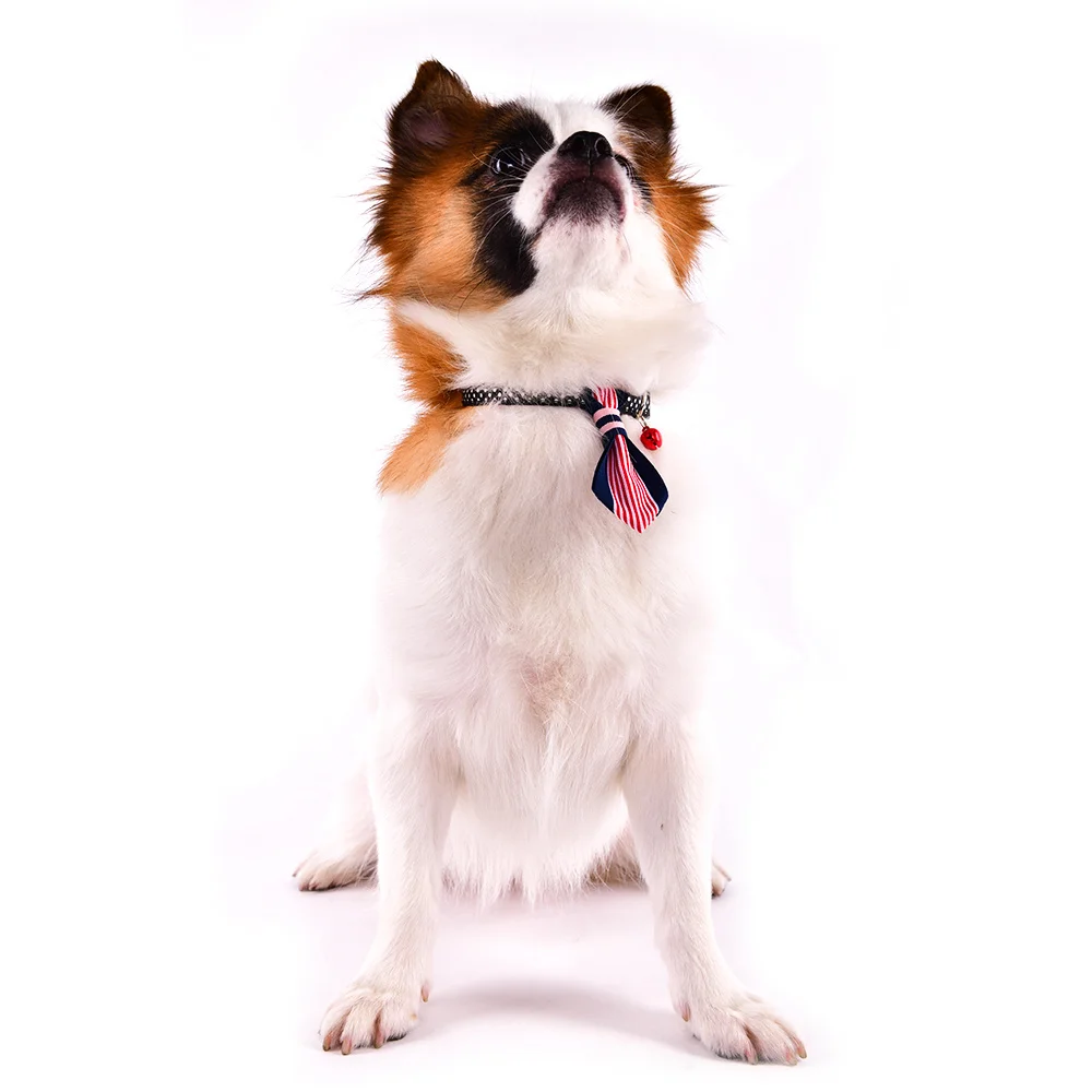 Nylon Pet Cat Tie Collar Dog Product Bell Puppy Kitten Collars Dogs Cats Outfit Adjustable Dog Collar Cat Accessories MD0004 (66)