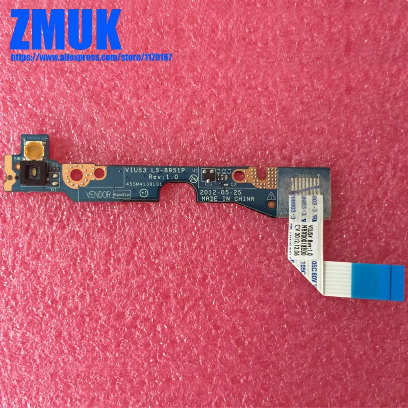 New Original Power Switch Board w/Cable For Lenovo S300 S400 S405 S415 Series LS-8951P 90000678 | Компьютеры и офис