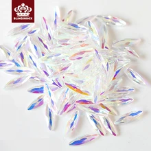 20 шт K9 высокое качество прозрачный кристалл AB Стразы для дизайна ногтей Стразы для ногтей блестящие стразы для украшения ногтей H0930