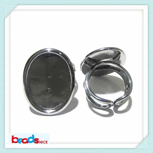 Beadsnice 10pcs/lot Brass 18x25mm Bezel Ring Base Settings Adjustable Setting Blank 917 | Украшения и аксессуары
