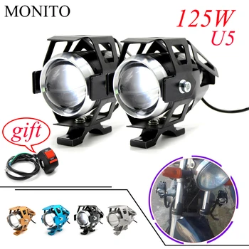

For KAWASAKI Versys 1000 ZX12R ZX6R ZX636R ZX6RR ZX9R ZZR600 Motorcycle Light LED Driving Headlight Fog Light Auxiliary Lamp 12v