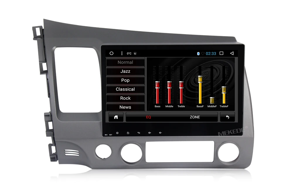 Excellent allwiner T3 1024x600 HD 2DIN Android 7.1 Car Head Unit for Honda Civic 2006-2011 DVD GPS with Radio RDS BT Mirror-Link Wifi 11