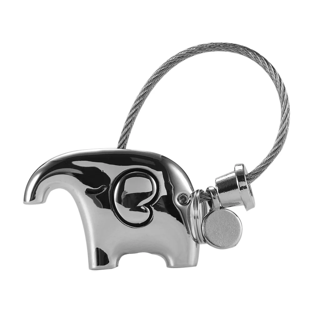 

Car Key Ring Pendant Trinket Cute Key Chains Cartoon Elephant Car Keychain Car Interior Decoration For Lovers Couples Gifts