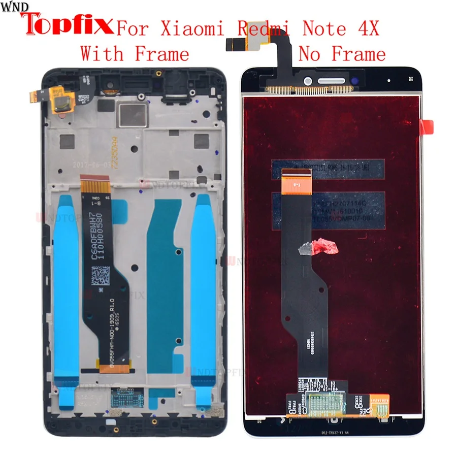 ЖК дисплей с сенсорным экраном в сборе для Xiaomi Redmi Note 4X|Экраны мобильных