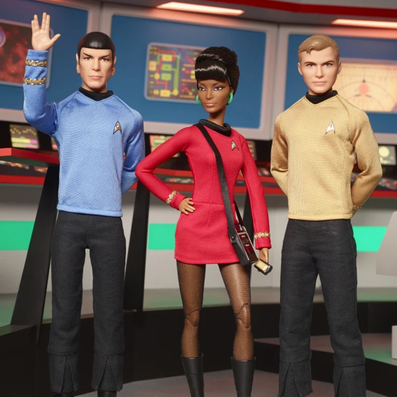 

Original 3 Styles Barbie Doll Star Trek The Black Mark Limited Collector's Edition Barbie Gifts Toys For Girls