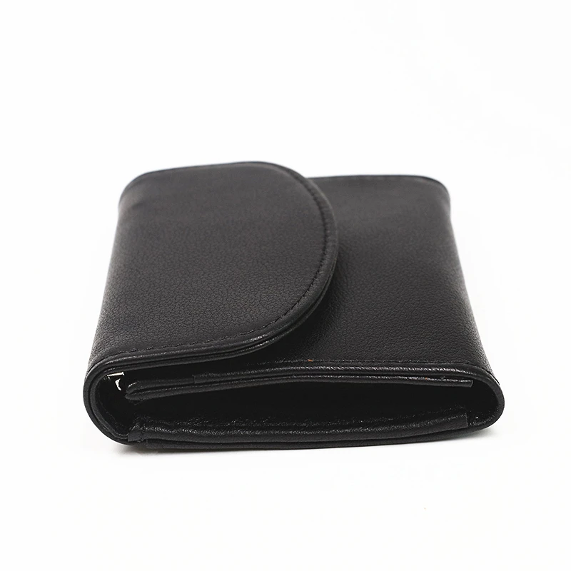 Genuine Leather Wallet Men Women Male Fashion Short Small Slim Hasp Wallets Money Purse With Zipper Coin Pocket Card Holder