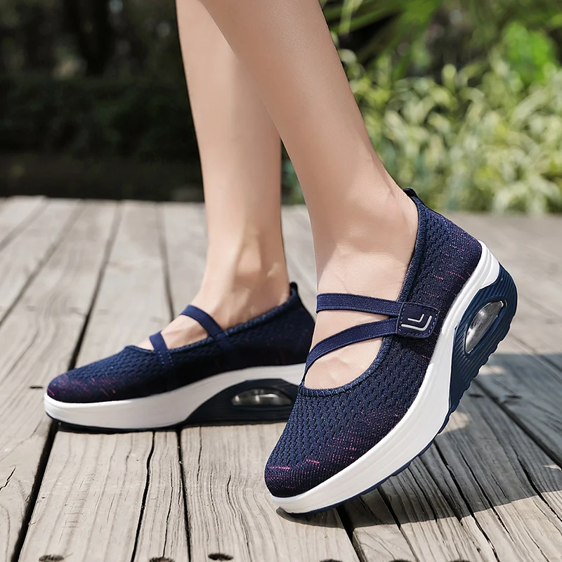 

Summer Women Flats Shoes Breathable Mesh Casual Shoes Women Sneakers High Quality Ladies Shoes Moccasin zapatos de mujer