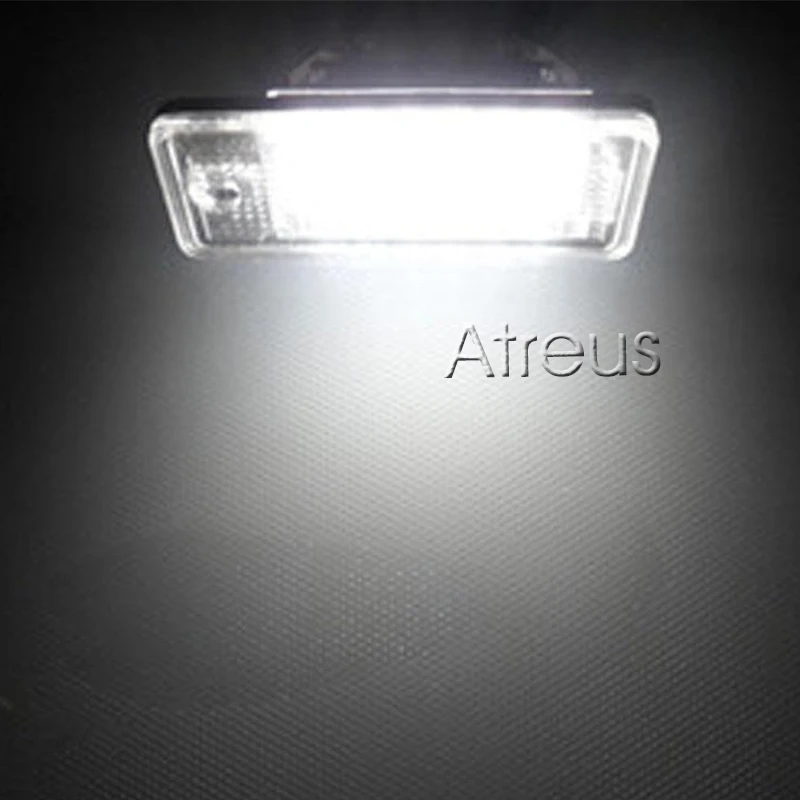 Автомобильный Стайлинг Atreus светодиодная подсветка для номерного знака 2