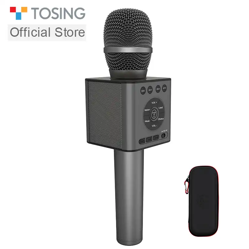 Regali Di Natale Karaoke.Tosing Q12 Karaoke Microfono Altoparlante Auto Ktv Coro Microfono Del Partito Microfono Bambino Regalo Di Natale Bluetooth Usb Lettore Aliexpress