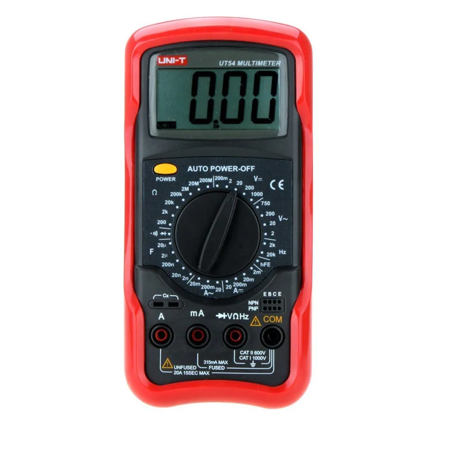 

UNI-T Digital Multimeter UT54 Voltmeter Ammeter Ohmmeter Electrical Meter with LCD display multimeter
