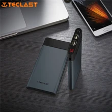 D’origine Teclast T100UC-N Ultra-mince Pokeball Puissance Banque 10000 mAh Avec Affichage LED Pour iPhone 5S xiaomi oneplus 5 elephone s8